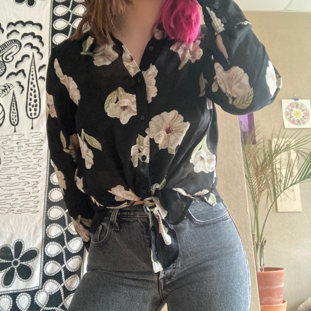 Zara Floral Blouse